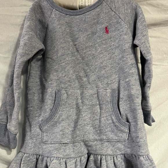 Blue/Grey sweatshirt dress - Picture 2 of 3
